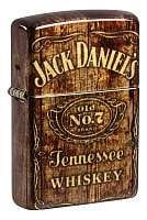 Зажигалка ZIPPO Jack Daniel's с покрытием 540 Tumbled Brass, латунь/сталь, разно