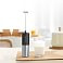 Вспениватель молока электрический с металлической подставкой, Circle Joy Silver Knight Series Electric Milk Frother, серебристый/черный small_img_4