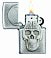 Зажигалка ZIPPO Skull Design с покрытием Brushed Chrome, латунь/сталь, серебристая, 38x13x57 мм small_img_3