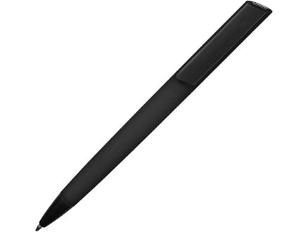 Ручка пластиковая soft-touch шариковая Taper, черный