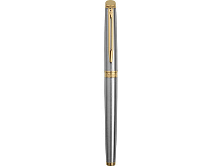 Ручка роллер Waterman Hemisphere Stainless Steel GT F, серебристый/золотистый