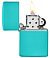 Зажигалка ZIPPO Classic с покрытием Flat Turquoise, латунь/сталь, бирюзовая, глянцевая, 38x13x57 мм small_img_3