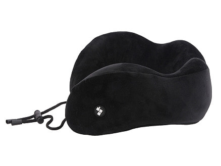 Подушка для путешествий с эффектом памяти Мемо Bluewinder Black
