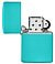 Зажигалка ZIPPO Classic с покрытием Flat Turquoise, латунь/сталь, бирюзовая, глянцевая, 38x13x57 мм small_img_4