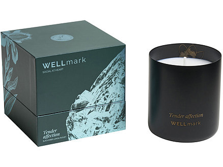 Ароматическая свеча Wellmark Tender Affection - сплошной черный