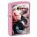 Зажигалка ZIPPO Mazzi® Anaconda с покрытием Pink Matte, латунь/сталь, розовая, матовая, 38x13x57 м_РОЗОВЫЙ