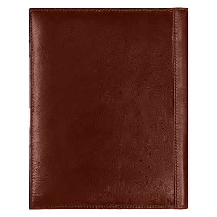 Суперобложка из натуральной кожи Universal leather размер А5+ , коричневый