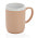 Керамическая кружка с белым ободком, 300 мл_белый