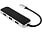 Хаб USB Rombica Type-C Chronos Black_ЧЕРНЫЙ
