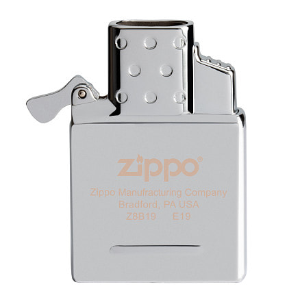 Газовый вставной блок для широкой зажигалки Zippo, двойное пламя, нержавеющая сталь
