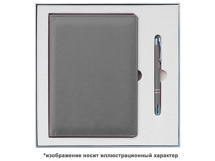 Ежедневник Flexy Firenze А5, серый, недатированный, в гибкой обложке
