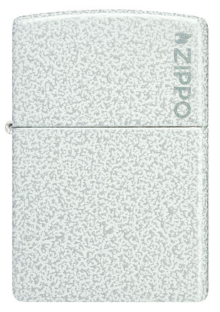Зажигалка ZIPPO Classic с покрытием Glacier, латунь/сталь, белая, матовая, 38x13x57 мм