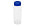 Бутылка для воды Candy, PET, синий_синий/прозрачный
