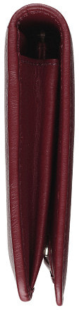 Кошелёк женский BUGATTI Lady Top, красный, натуральная воловья кожа, 19,5х2х11,2 см