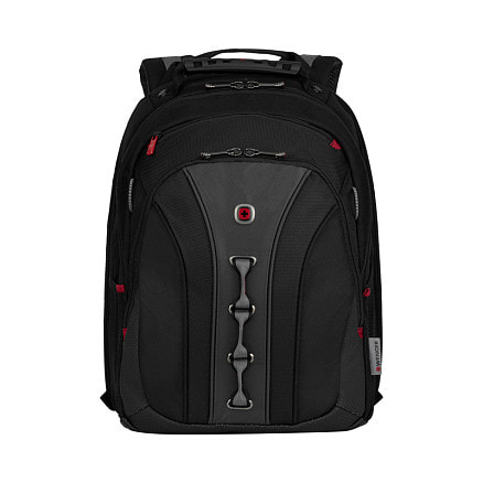 Рюкзак WENGER Legacy 16'', черный/серый, полиэстер/ПВХ, 35 x 25 x 45 см, 21 л