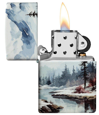 Зажигалка ZIPPO Frozen Valley с покрытием 540 Matte, латунь/сталь, разно