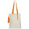 Сумка для покупок White GLOW 325 г/м² с ремувкой, оранжевая/оранжевая small_img_2