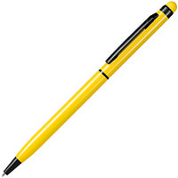 TOUCHWRITER  BLACK, ручка шариковая со стилусом для сенсорных экранов, желтый/черный, алюминий