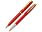 Набор: шариковая ручка и ручка-роллер PEN & PEN. Pierre Cardin, красный/серебристый/золотистый_КРАСНЫЙ/ЗОЛОТИСТЫЙ/СЕРЕБРИСТЫЙ
