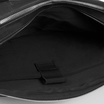 Портфель для ноутбука Vancouver Leather из натуральной кожи, черный
