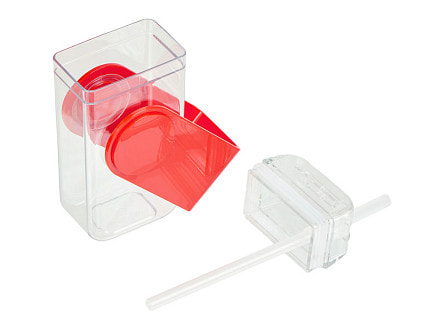 Бутылка для воды JUICY DRINK BOX, красный (Р)
