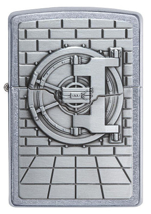 Зажигалка ZIPPO Classic с покрытием Street Chrome™, латунь/сталь, серебристая, матовая, 38x13x57 мм
