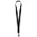 Лента для бейджа Neckband, черная_ЧЕРНАЯ