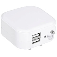 Адаптер с двумя USB-портами для зарядки от сети и от прикуривателя