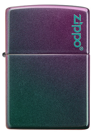Зажигалка ZIPPO Classic с покрытием Iridescent, латунь/сталь, фиолетовая, матовая, 38x13x57 мм