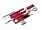 Швейцарская карточка VICTORINOX SwissCard Lite, 13 функций, полупрозрачная красная_COLOR_0.7300.T