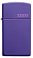 Зажигалка ZIPPO Slim® с покрытием Purple Matte, латунь/сталь, фиолетовая, матовая, 29x10x60 мм small_img_2