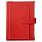 Записная книжка Pierre Cardin в обложке, красная, 21,5 х 15,5, 3,5 см_КРАСНЫЙ-F04