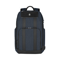 Рюкзак VICTORINOX Architecture Urban2 Deluxe Backpack 15”, синий, полиэстер/кожа, 31x23x46 см, 23 л