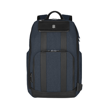 Рюкзак VICTORINOX Architecture Urban2 Deluxe Backpack 15”, синий, полиэстер/кожа, 31x23x46 см, 23 л