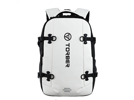 Рюкзак спортивный TORBER Xtreme 18, белый/чёрный, 31 х 12 х 46 см, 17л
