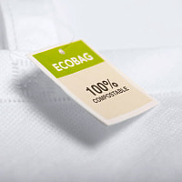 Сумка для покупок MOLTUX, белый, 40x36 см, 100% пластик PLA
