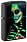 Зажигалка ZIPPO Skeleton Design с покрытием Black Light, латунь/сталь, черная, матовая, 38x13x57 мм_ЧЕРНЫЙ
