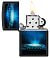 Зажигалка ZIPPO UFO Flame с покрытием Black Light, латунь/сталь, черная, матовая, 38x13x57 мм small_img_3