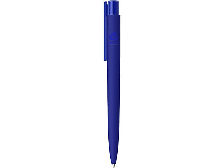 Шариковая ручка RECYCLED PET PEN PRO K transparent GUM soft-touch, синий