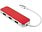 Хаб USB Rombica Type-C Chronos Red_КРАСНЫЙ
