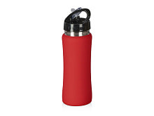 Бутылка для воды Bottle C1, сталь, soft touch, 600 мл, красный
