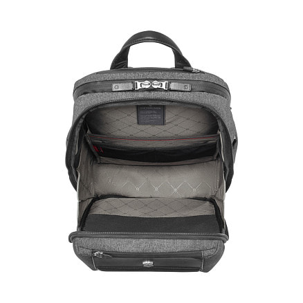 Рюкзак VICTORINOX Architecture Urban 2 Deluxe Backpack 15”, серый, полиэстер/кожа, 31x23x46 см, 23 л