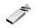 Флешка 32 ГБ USB 3.0 Адорн_СЕРЕБРИСТЫЙ