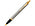 Ручка шариковая Parker IM Core Brushed Metal GT, серебристый/золотистый_серебристый/черный/золотистый