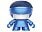 Портативная колонка Bluetooth XOOPAR mini Xboy Metallic, синий_СИНИЙ