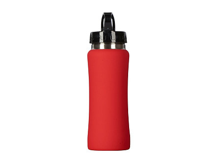Бутылка для воды Bottle C1, сталь, soft touch, 600 мл, красный
