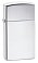 Зажигалка ZIPPO Slim® с покрытием High Polish Chrome, латунь/сталь, серебристая, 29x10x60 мм small_img_1