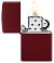 Зажигалка ZIPPO Classic с покрытием Merlot, латунь/сталь, бордовая, глянцевая, 38x13x57 мм small_img_3