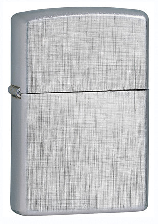 Зажигалка ZIPPO Classic с покрытием Brushed Chrome, латунь/сталь, серебристая, матовая, 38x13x57 мм