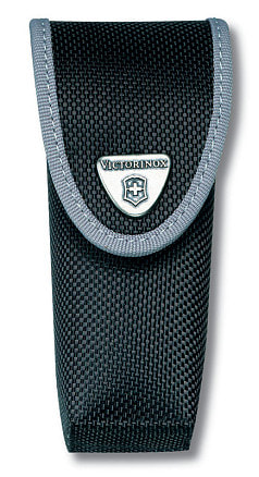 Чехол на ремень VICTORINOX для ножей 111 мм 2-4 уровня, с отделением под фонарь, нейлоновый, чёрный